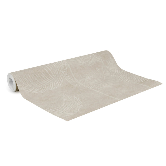 LOOKS by Wolfgang Joop Vliesbehang - Palme deluxe - Beige - 10mx53cm