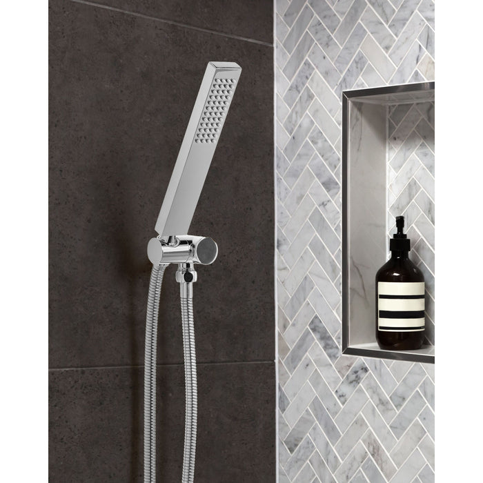 Beliani - TABACAL - Handdouche - Zilver - Messing