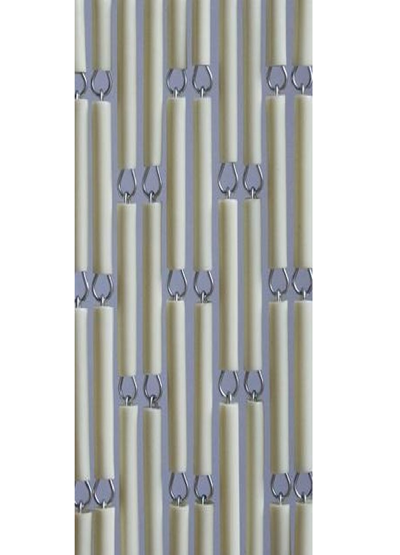 Vliegengordijnenexpert Vliegengordijn Hulzen - Creme 90 x 210 cm In