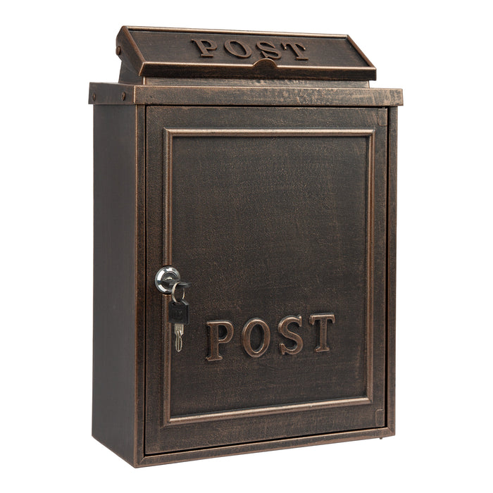 KS Verlichting B6 Brievenbus Brons