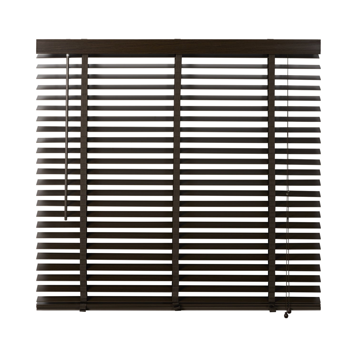 Jaloezie Hout Bruin - Hout - 140x130x5cm (BxHxD)