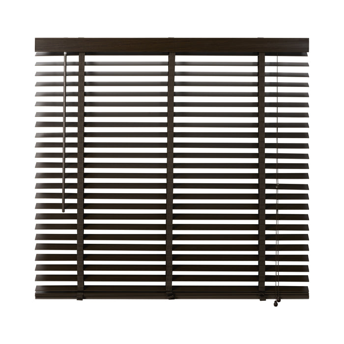 Jaloezie Hout Bruin - Hout - 140x130x5cm (BxHxD)