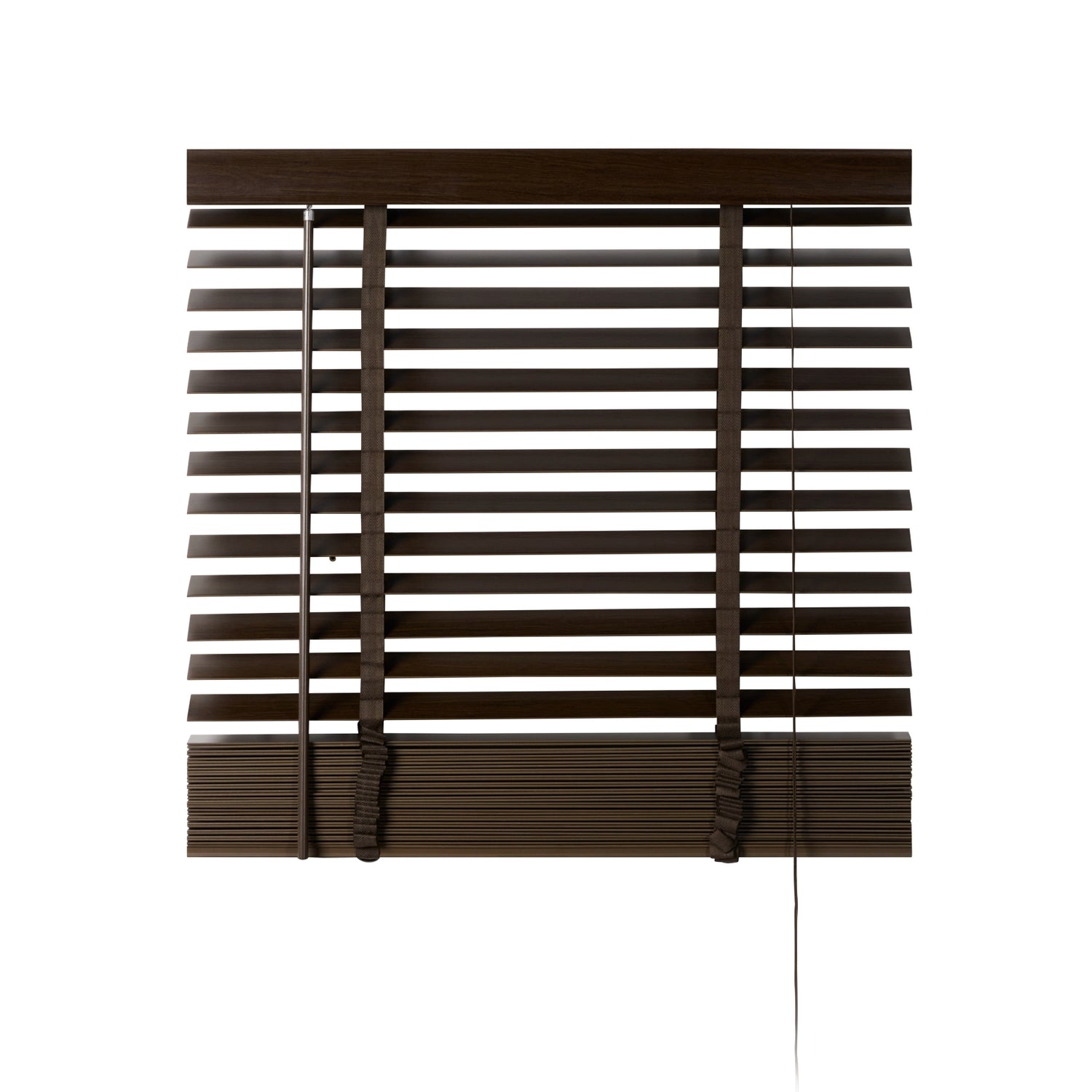 Jaloezie Hout Bruin - Hout - 60x210x5cm (BxHxD)