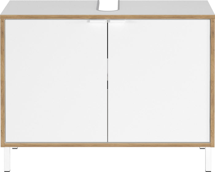 Germania Topeka Wit | Eiken Badmeubel Set Een