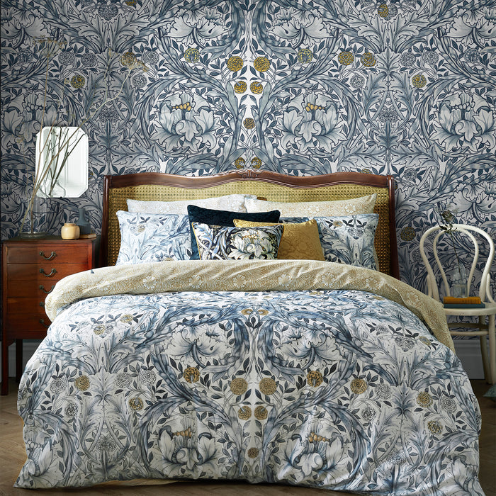 William Morris at Home Fotobehang African Marigold Blue