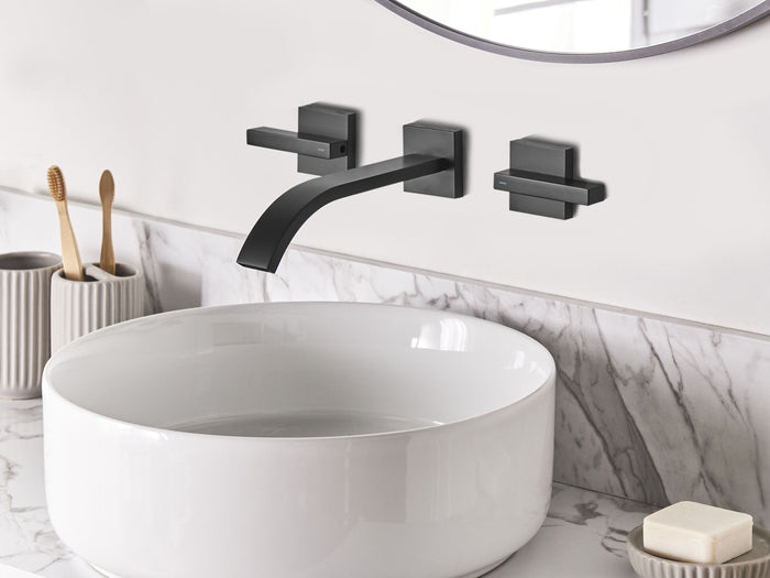 Beliani - BERRACO - Wandgemonteerde mengkraan - Zwart - Messing