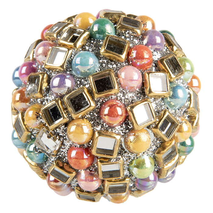 Clayre & Eef Deurknop Ø 4x4 cm Meerkleurig Metaal