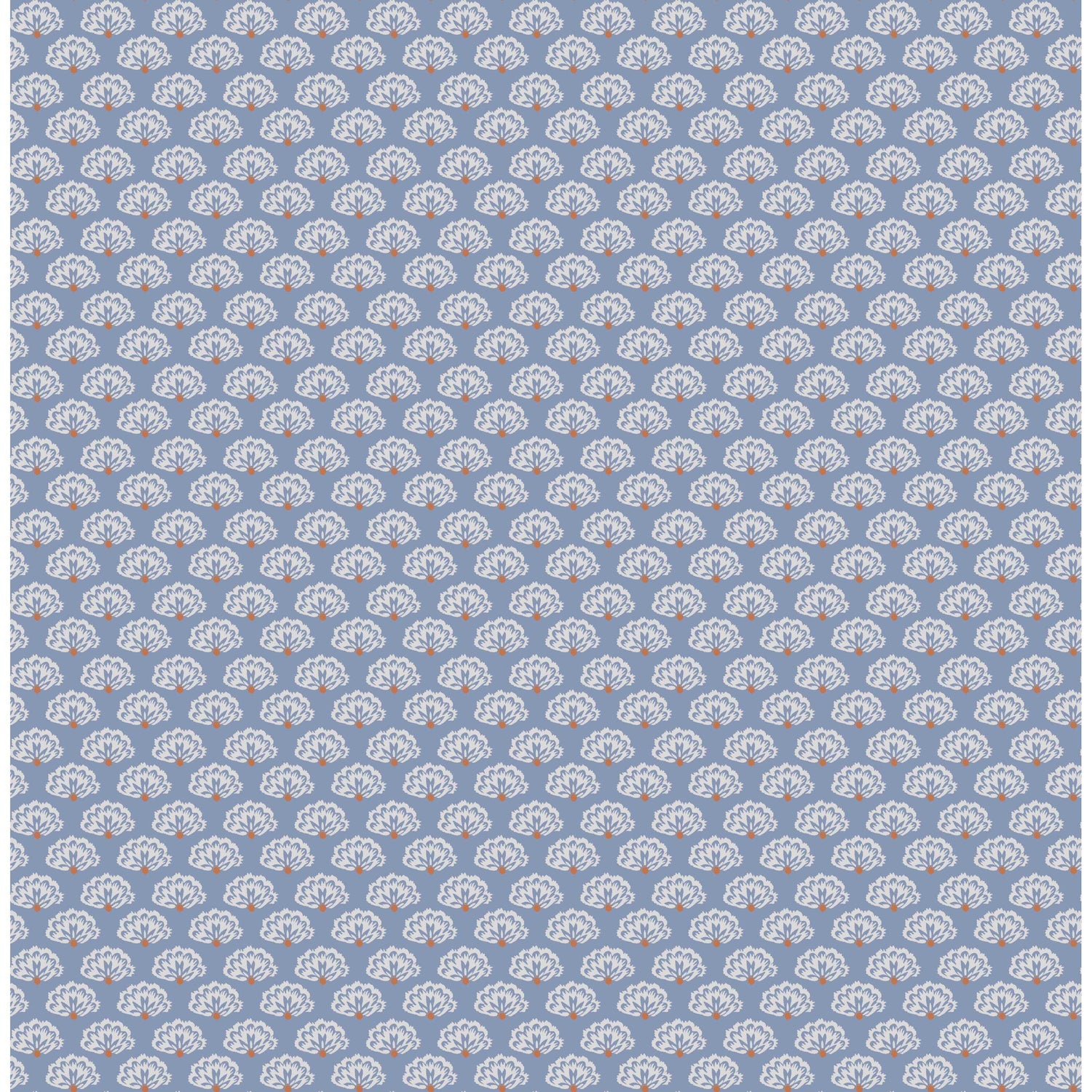 Joules Vliesbehang - Peacock Geo Blue - 1005x52