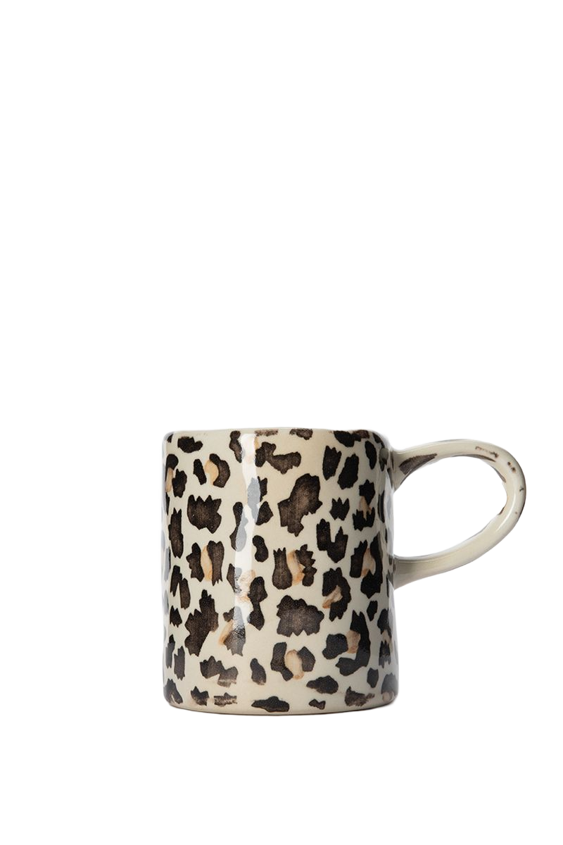 Sissy-Boy Lichtbruine mok met leopard print