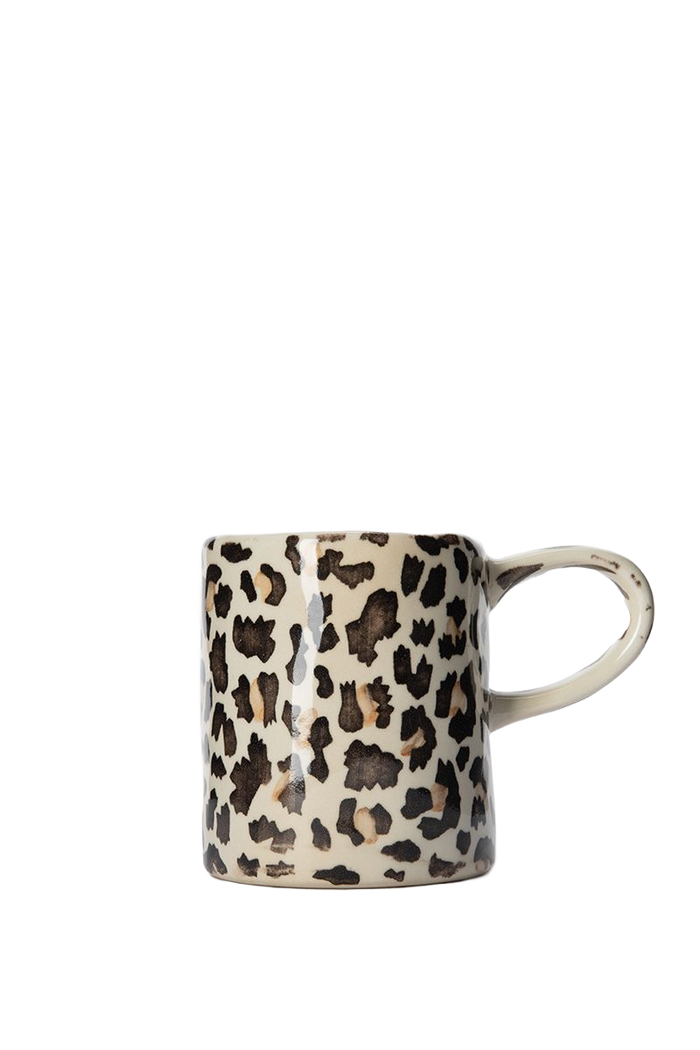 Sissy-Boy Lichtbruine mok met leopard print