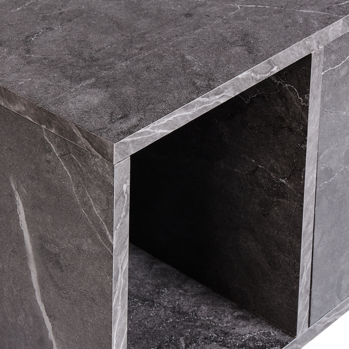 Beliani - CASCAVEL - Badkamerkast - Zwart - 80 x 40 cm - MDP