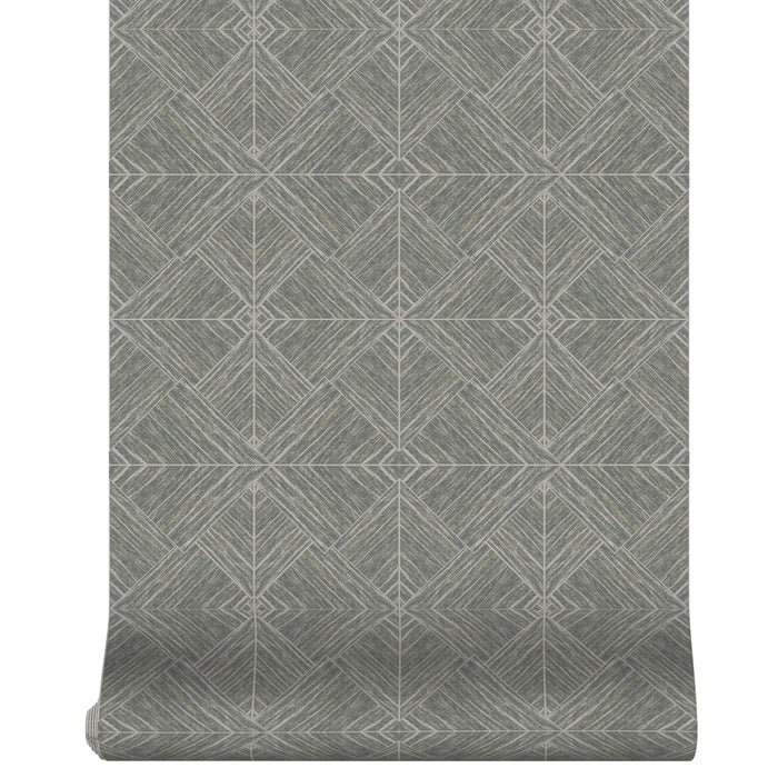 Kayori vliesbehang Kyushu - Blauw