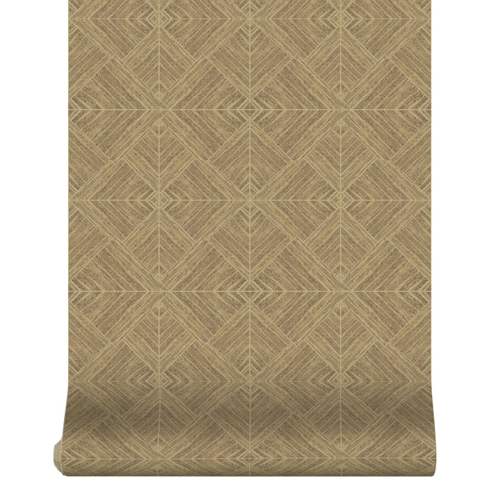 Kayori vliesbehang Kyushu - Goud