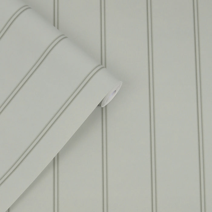 Laura Ashley Chalford Wood Panelling Behang - Streep - 10mx52cm -