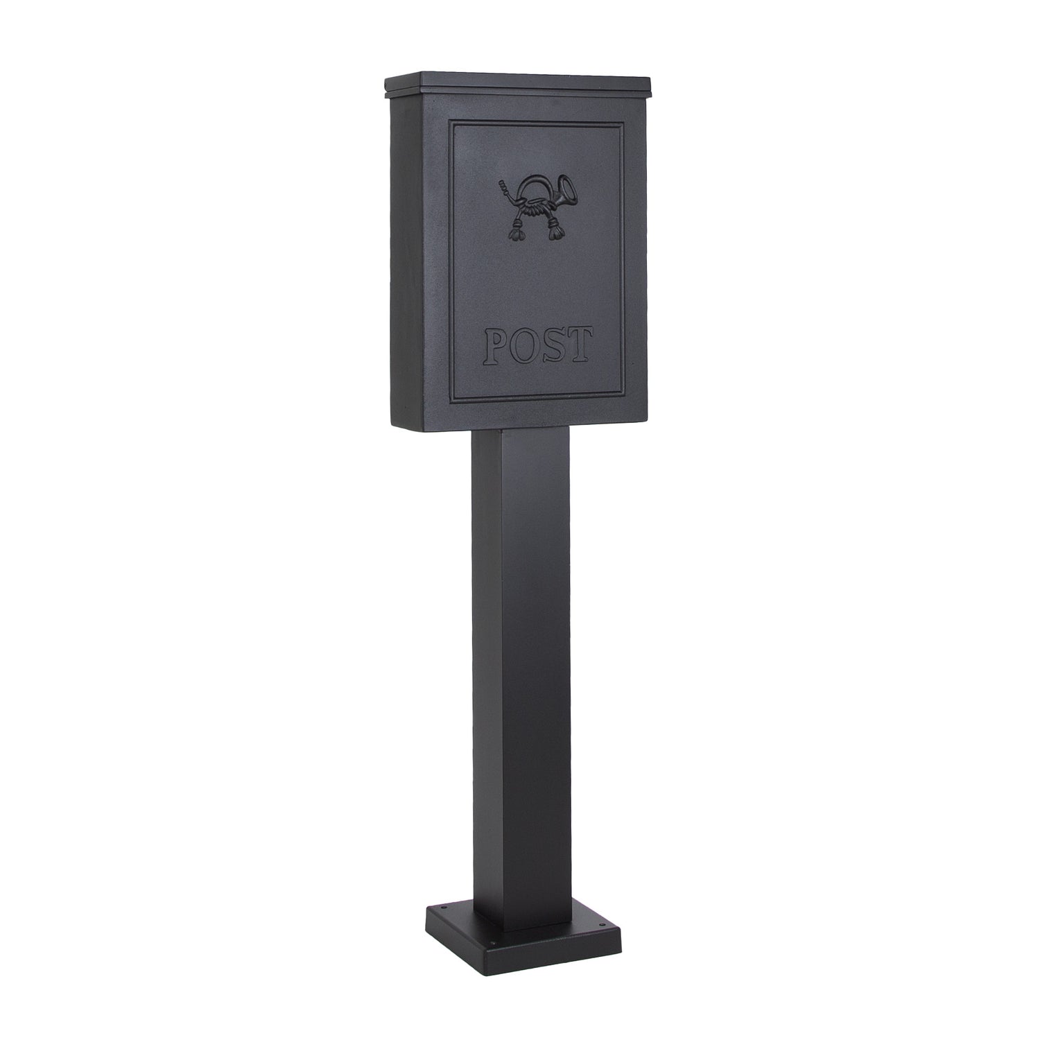 KS Verlichting B9A brievenbus matzwart staand
