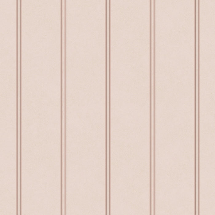 Laura Ashley Chalford Wood Panelling Behang - Streep - 10mx52cm - Roze