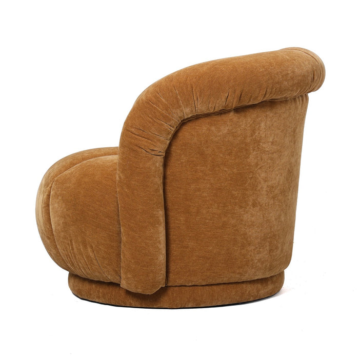 DÉJA Living - Fauteuil Honinggeel Stof|Metaal - 86x84x70cm - Arby