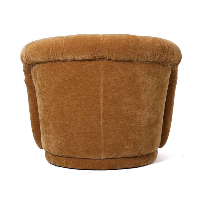 DÉJA Living - Fauteuil Honinggeel Stof|Metaal - 86x84x70cm - Arby