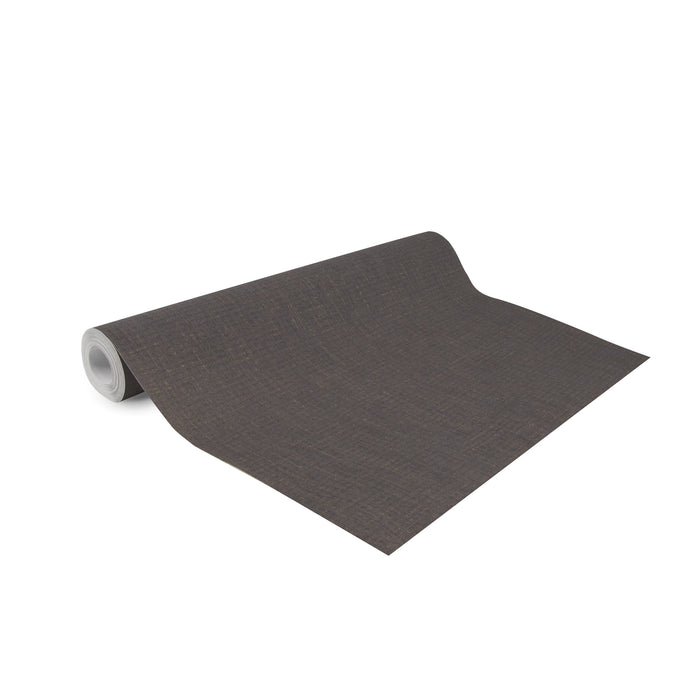 vtwonen vliesbehang - linnen gold - ebony