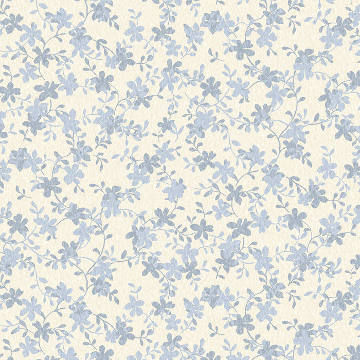 Laura Ashley Misterton Trail Behang - Bloemen - 10mx52cm - Blauw