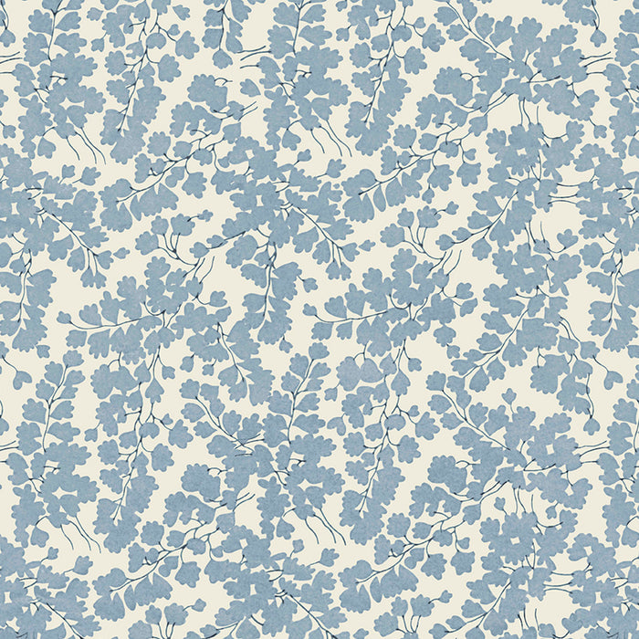 Laura Ashley Cariad Spray Behang - Planten - 10mx52cm - Blauw