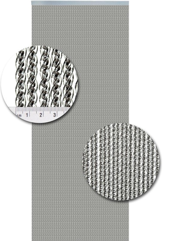 Vliegengordijnexpert Vliegengordijn - 100 x 240 cm - Venetie Taupe