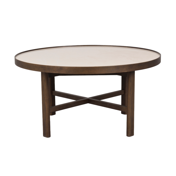 Rowico Home Marsden Ronde Houten Salontafel Ø 90 cm - Bruin