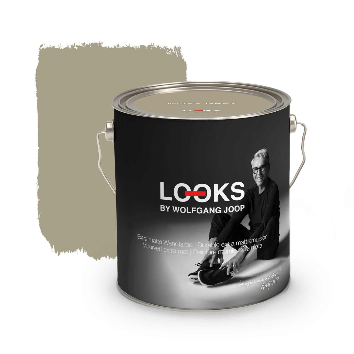 LOOKS by Wolfgang Joop Muurverf mat Moosgrau 2,5L