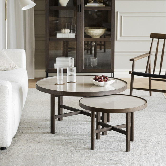 Rowico Home Marsden Ronde Houten Salontafel Ø 90 cm - Bruin