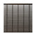 Jaloezie Hout Bruin - Hout - 220x180x5cm (BxHxD)