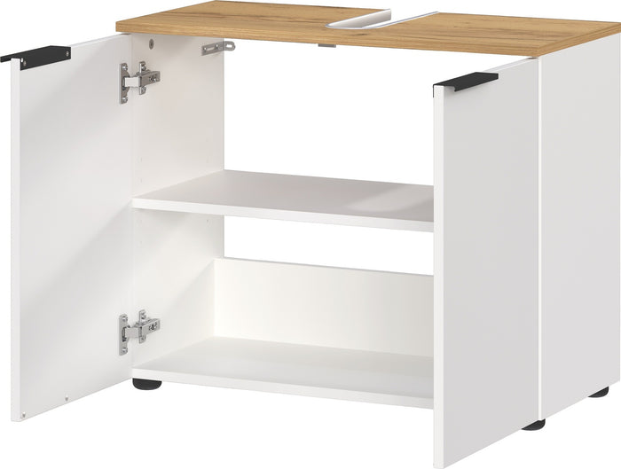 Germania Menen Wit | Eiken Wastafelonderkast 70 cm