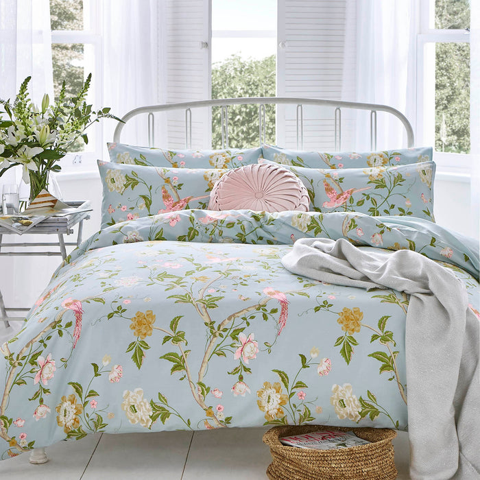 Laura Ashley Summer Palace Duckegg Dekbedovertrek lits-jumeaux 230 x