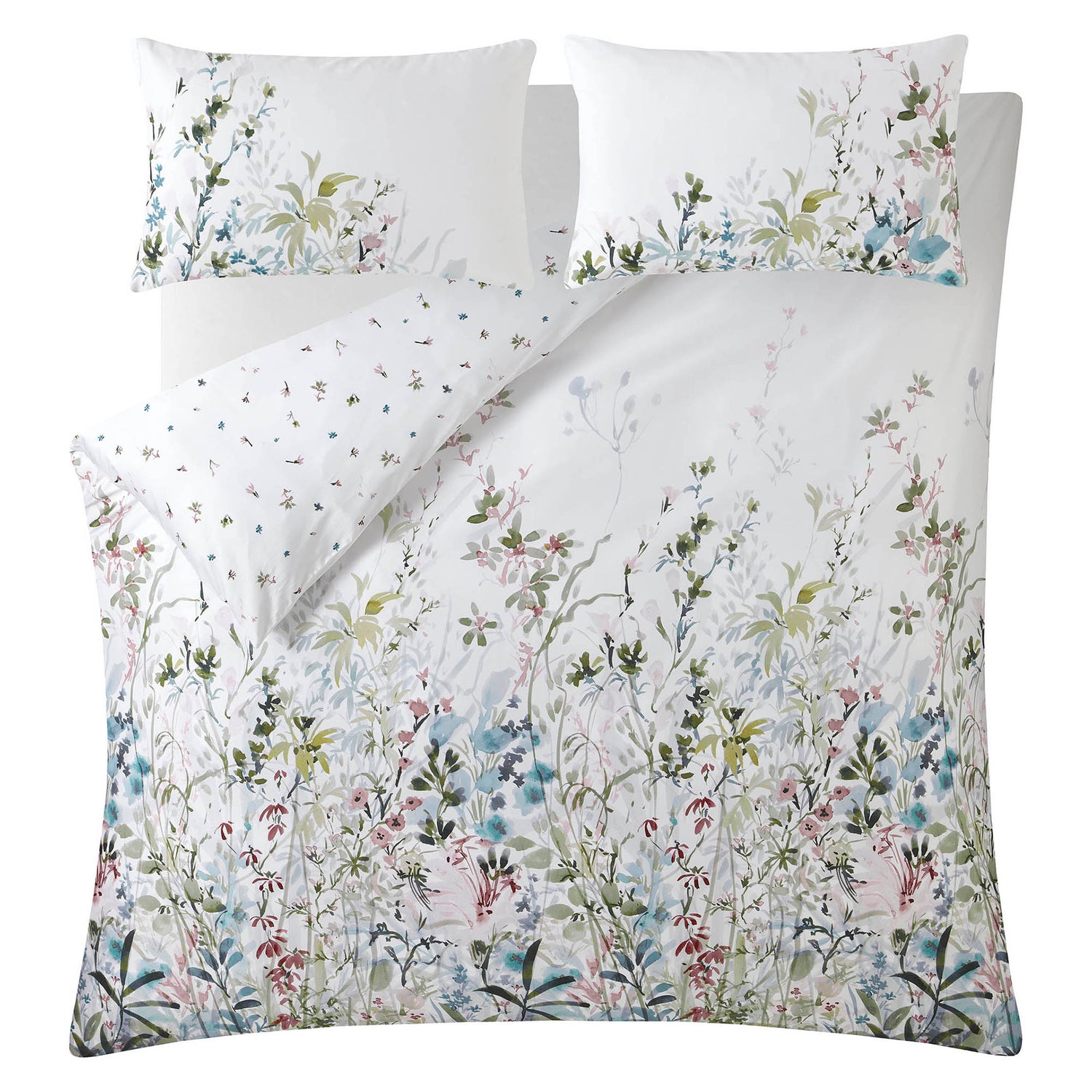 Laura Ashley Pointon Fields Multi Dekbedovertrek lits-jumeaux 230 x