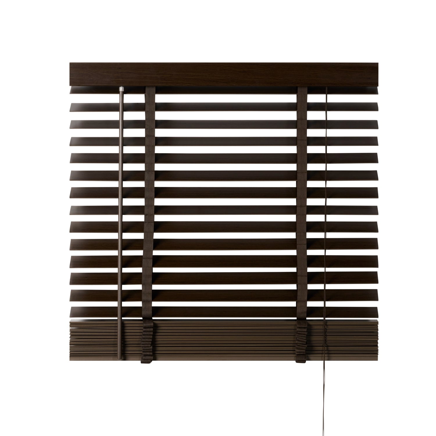 Jaloezie Hout Bruin - Hout - 80x180x5cm (BxHxD)