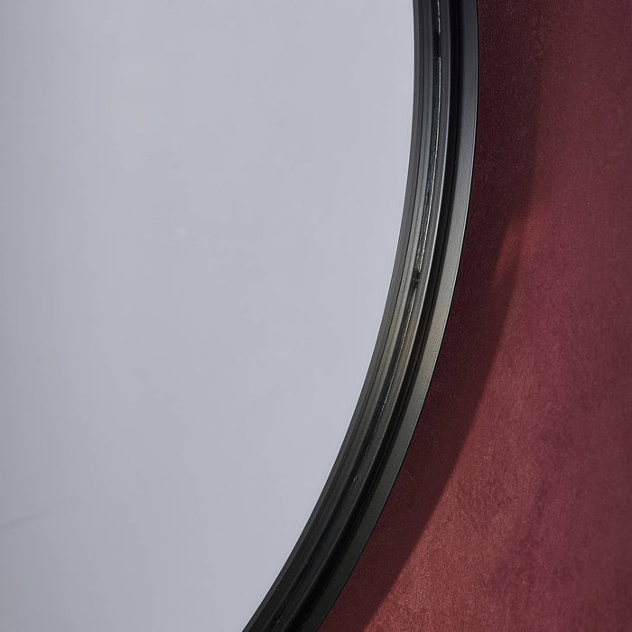 sweeek - Ronde metalen spiegel Ø60cm