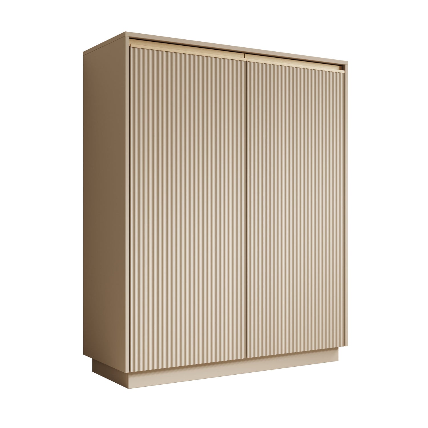 Meubella - Dressoir Remy 2 - Beige - 104 cm