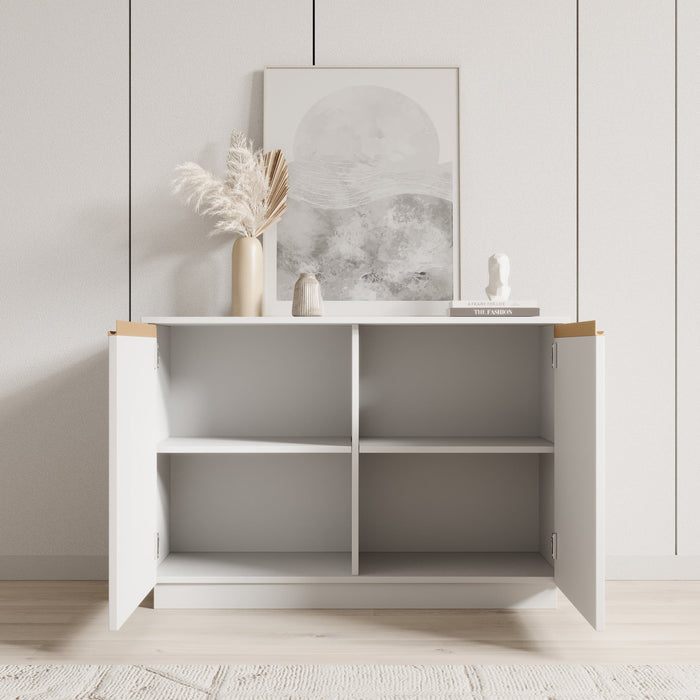 Meubella - Dressoir Remy - Wit - 104 cm