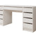 Meubella - Bureau Avio 2 - Wit - 154 cm