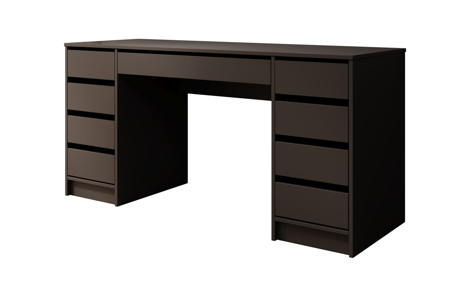 Meubella - Bureau Avio 2 - Zwart - 154 cm