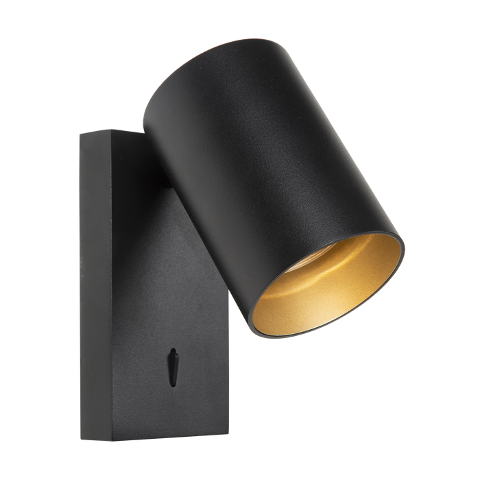 Atmooz Wandlamp Nuo - Zwart Industriele Muurverlichting