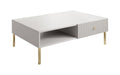 Meubella - Salontafel Vermont - Wit - 102 cm