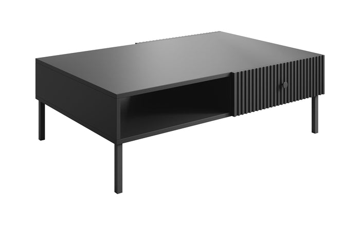 Meubella - Salontafel Vermont - Antraciet - 102 cm