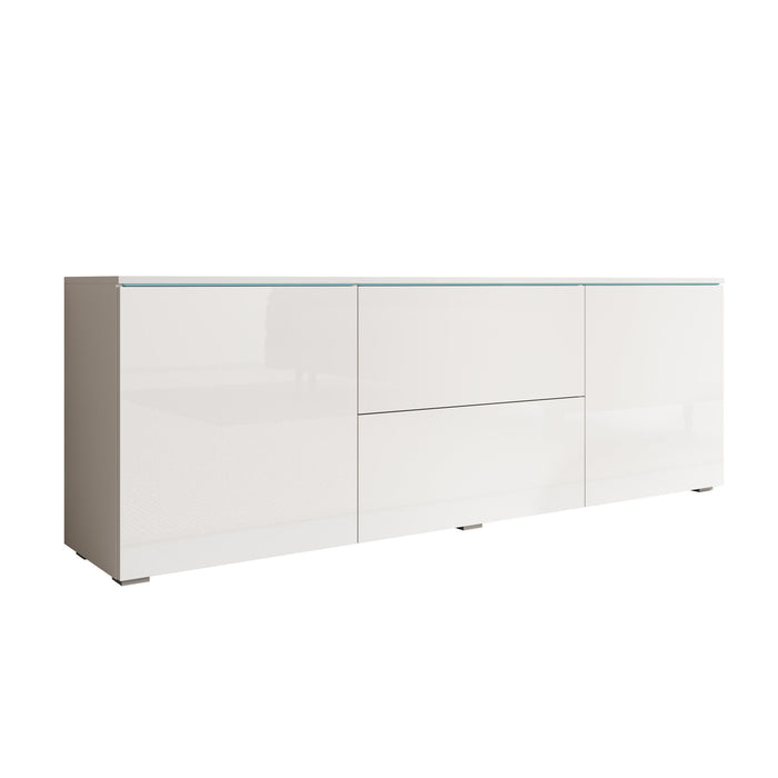 Meubella - TV-Meubel Vico - Wit - 180 cm