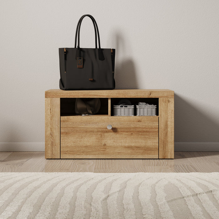 Meubella - Schoenenkast Linford - Eiken - 84 cm