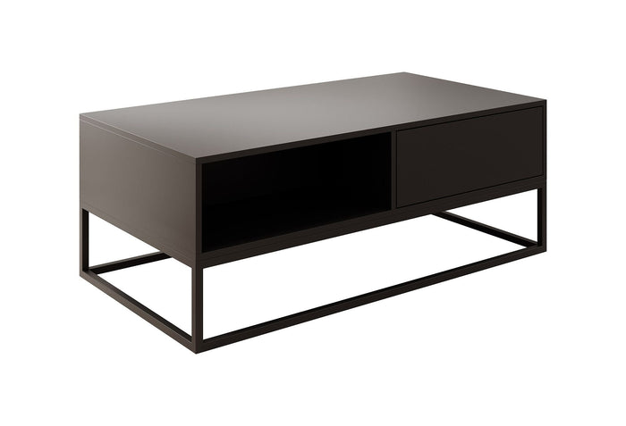 Meubella - Salontafel Delta - Zwart - 120 cm