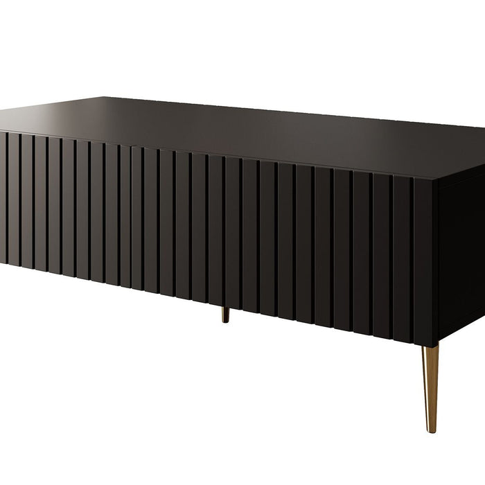 Meubella - Salontafel King - Mat Zwart - 120 cm
