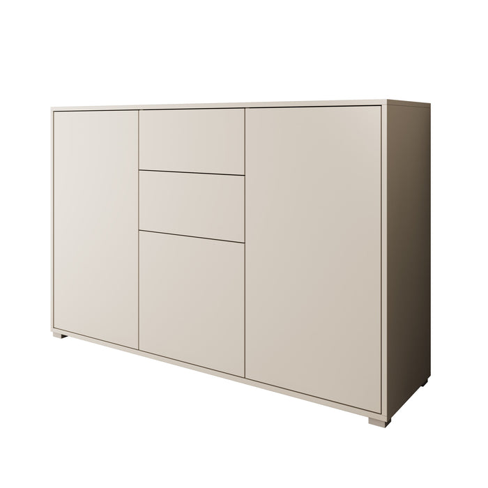 Meubella - Dressoir Gideon - Beige - 141 cm