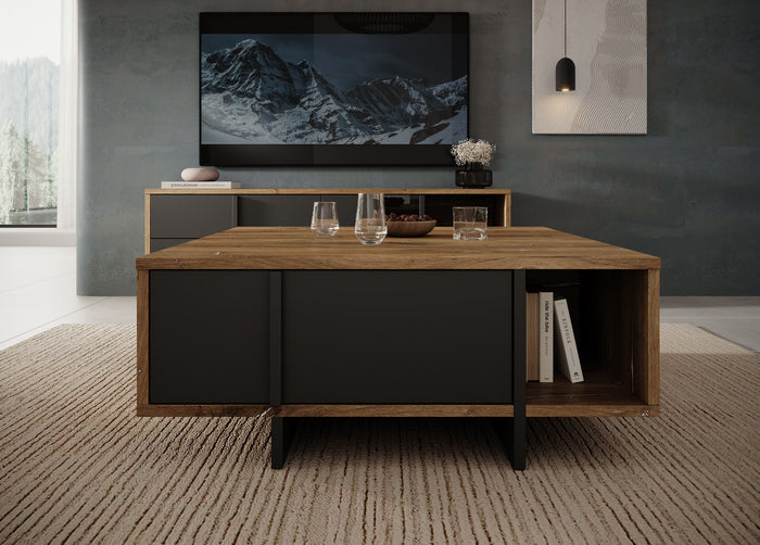 Meubella - Salontafel Jonna - Eiken - 100 cm