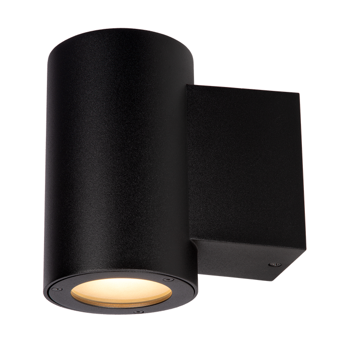 Atmooz Wandlamp Lilith - Zwart - 15 cm Hoog - Metaal - IP65 Waterbestendig - GU10 Fitting - Moderne Downlight - Buitenlamp