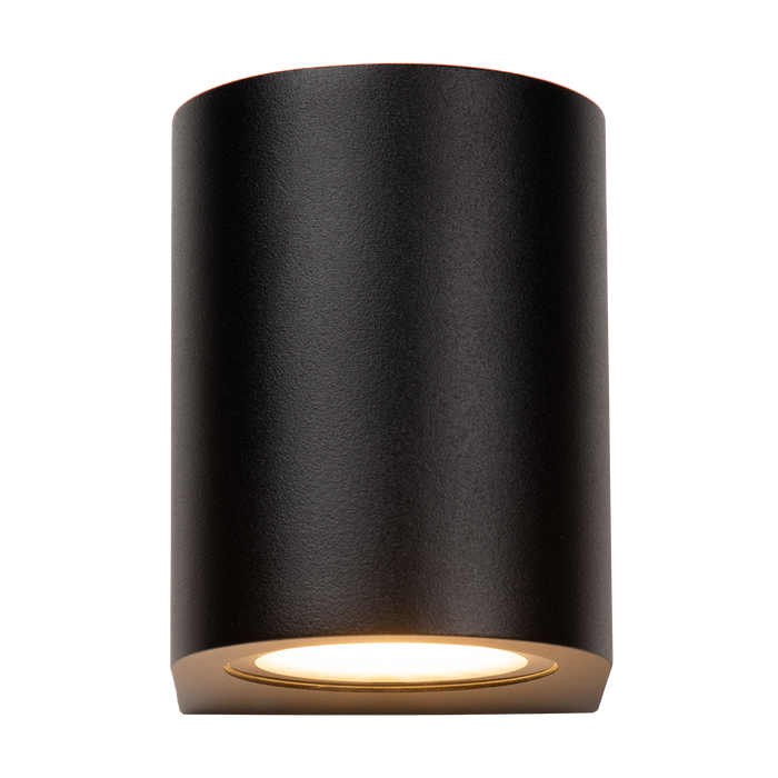 Atmooz Wandlamp Erynn - Zwart - 10 cm Hoog - Metaal - IP65 Waterbestendig - GU10 Fitting - Moderne Downlight - Buitenlamp